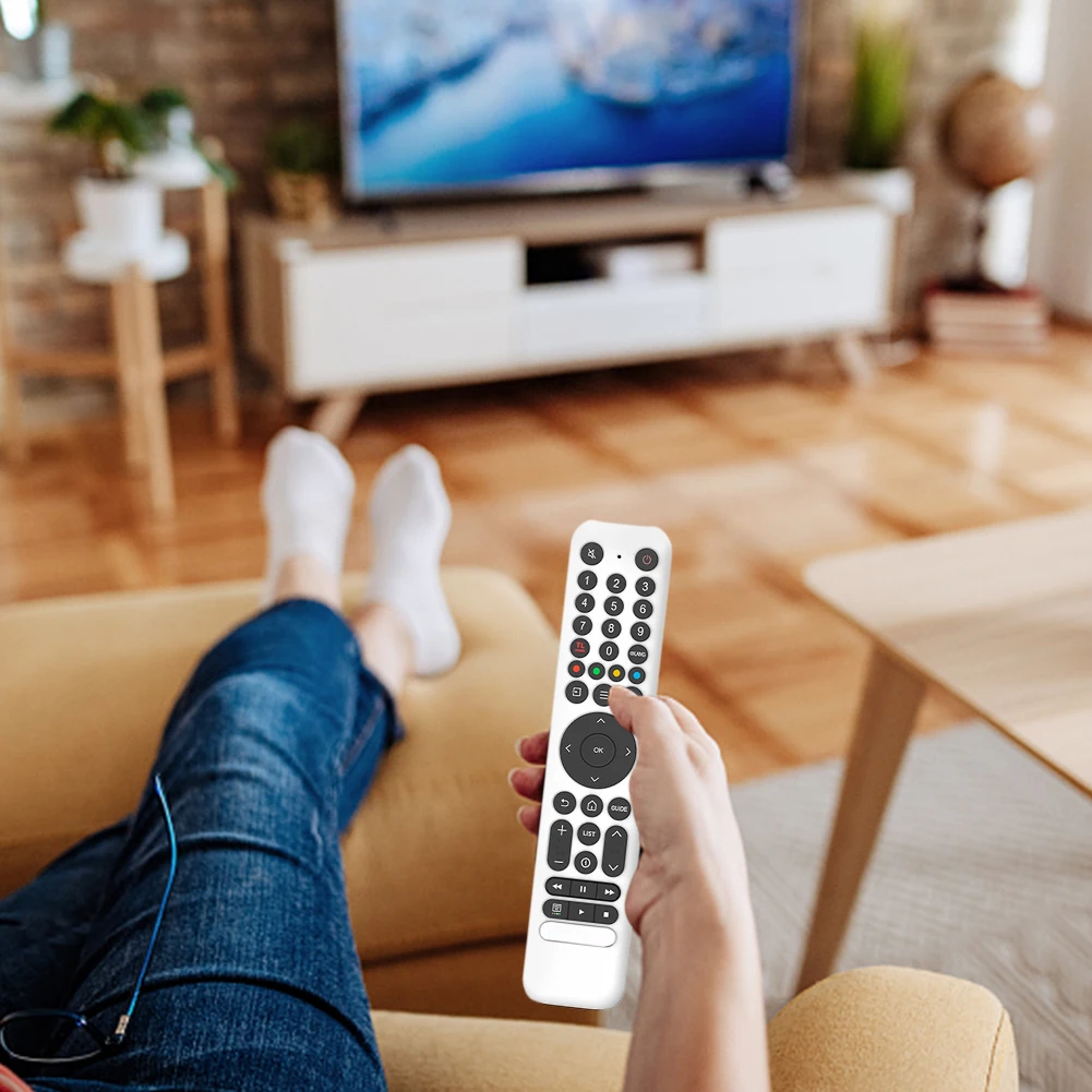 Silikonowe etui na pilota do TCL RC716/RC833 Pokrowiec ochronny Antypoślizgowy pokrowiec na pilota Odporny na wstrząsy pokrowiec na pilota ze smyczą