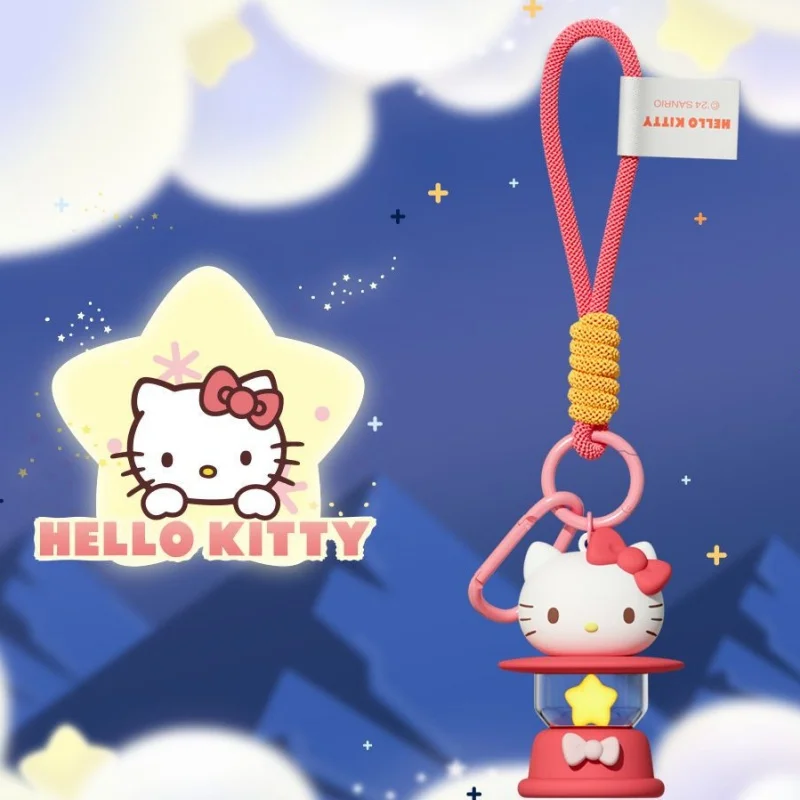 Новый Kuromi Pochacco Melody Hello Kitty семейный керосиновый ночник кулон игрушки аниме брелок украшения для детей