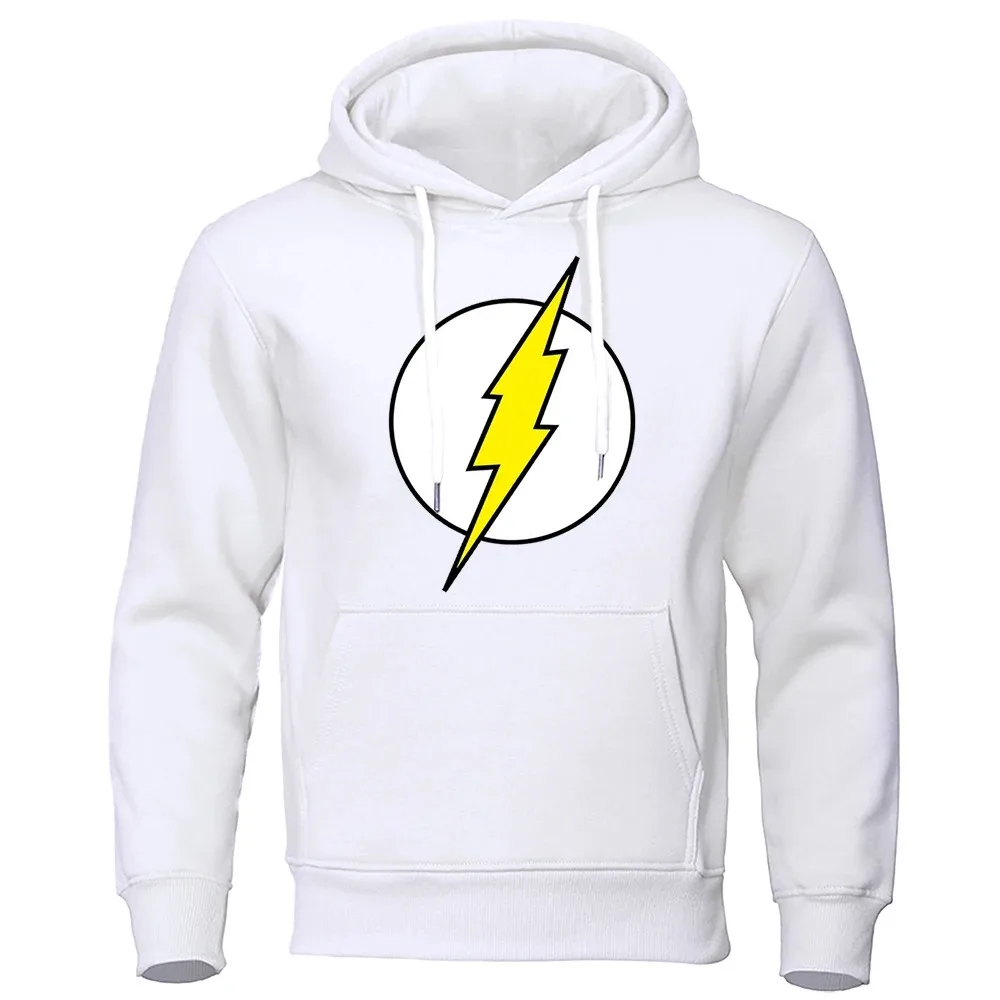 

Men's hoodie lightning printed super large loose pullover fashion casual clothing