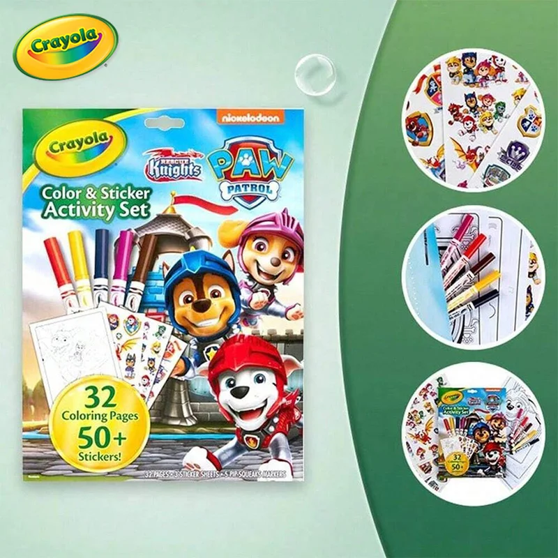 Crayola Paw Patrol Color And Sticker Activity Set With Markers