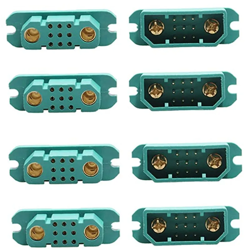 1Pair JX9 9+2 Quick Connect Male Female Plug 9 Pin 7W Fast Connector with Power Supply for RC Model Airplane FPV Fixed Wing Part