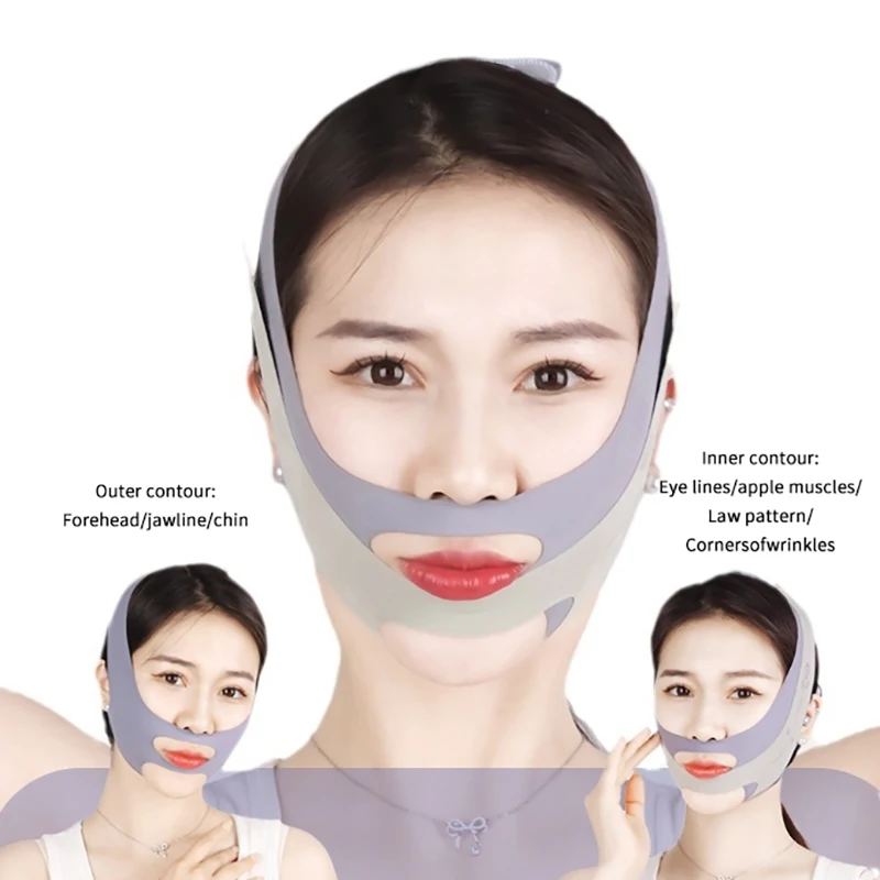 Bandage amincissant pour le visage en V, masque de bande de levage, améliore les déformations, SAP, double ruisseau, soins de la peau, outils de beauté