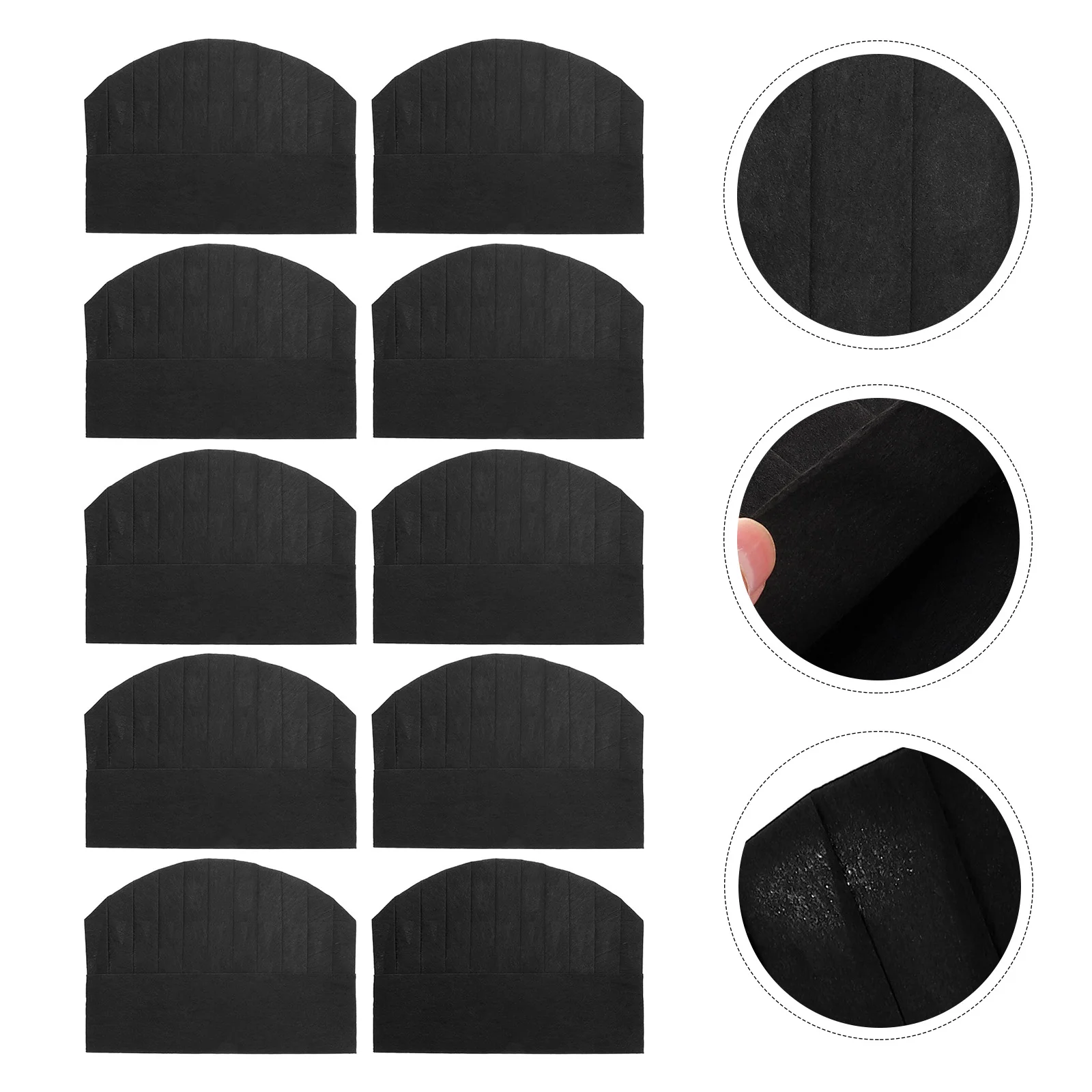 10 Pcs Chef Hat Cap Bowler Hats for Men Simple Catering Restaurant Cook Universal Headgear Man