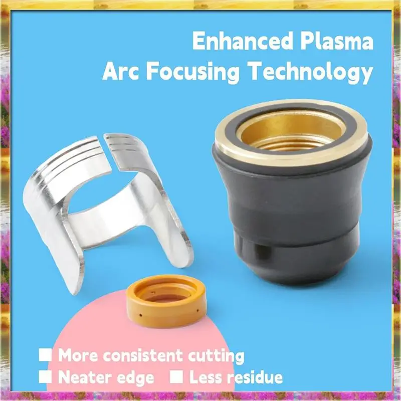 Easy Use Replacement Tip Kit 2 Pack For Harbor Freight Forging Titanium Plasma Cutter 45 IPT-45 TI-PC45 56255