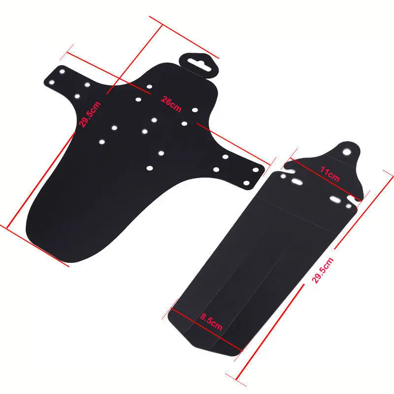 1PCS Mountain Bike Front and Rear Mudguard Tile Bike, Portable and Detachable Bike Mudguard