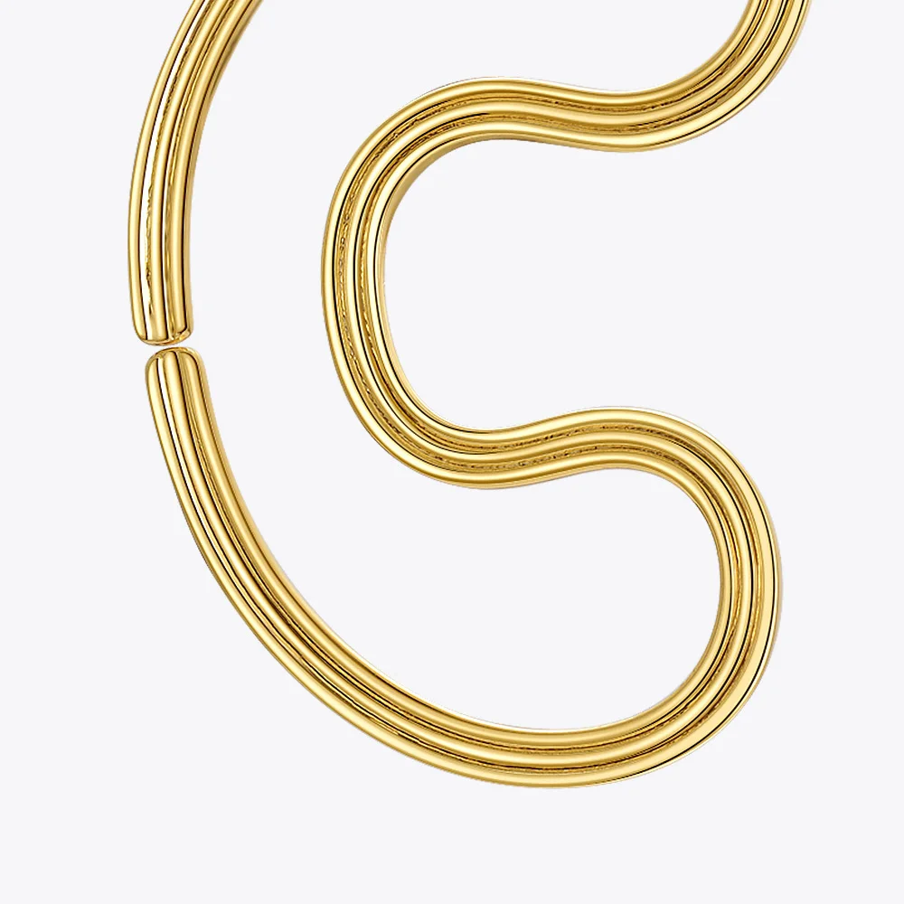 ENFASHION Geometric Earrings For Women Gold Color Ear Cuff Earings 2021 Fashion Jewelry Earings Gifts Aretes De Mujer E211313