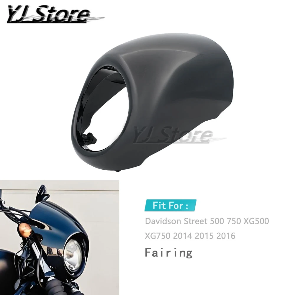Ajuste para Harley Davidson Street 500 750 XG500 XG750 2014-2016 motocicleta Street 750 faro delantero cubierta de carenado