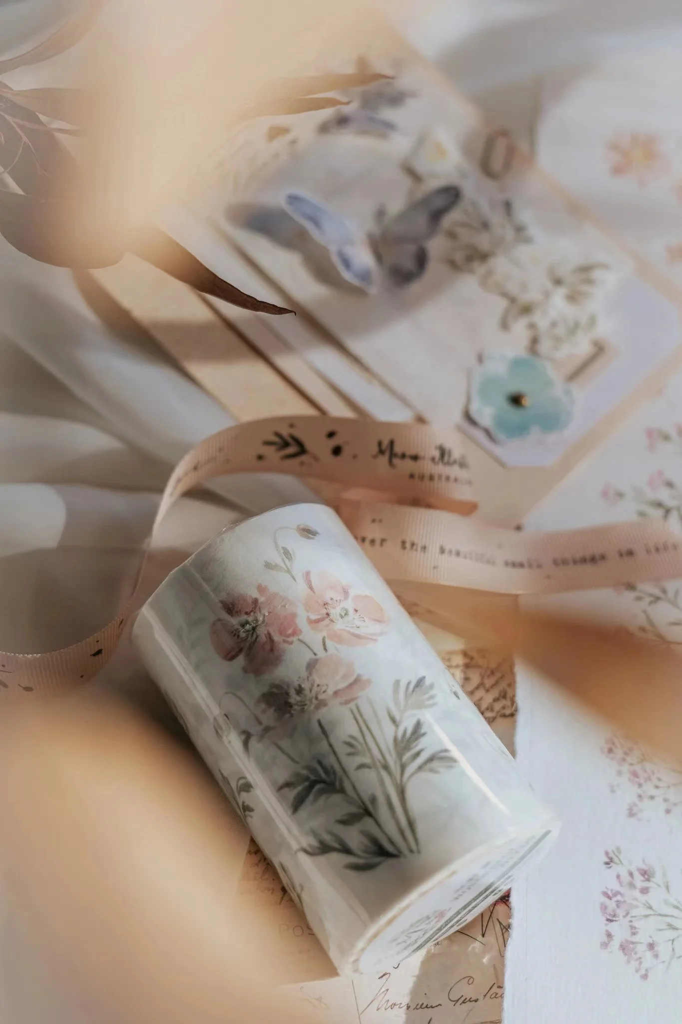 Meow Vintage Wonderful Weeds Washi Masking Tape for Planner Card Making DIY Scrapbooking Plan Decorative Sticker - view 4