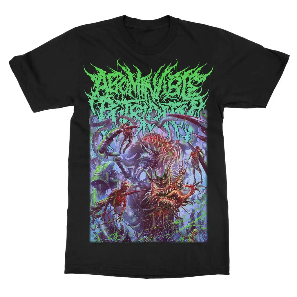 Top Abominable Putridity Graphic Cotton Band T-shirt Unisex Summer Short Sleeve Fashion Brand Tee Luxury Casual Vintage Tees