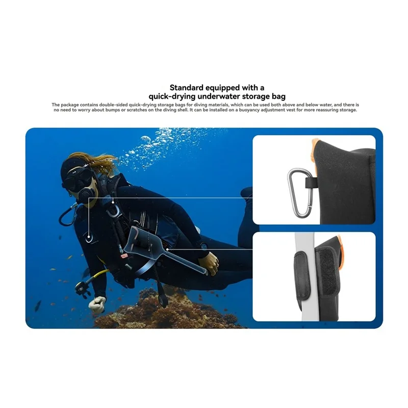 Latest For Insta360 X5 Invisible Dive Case 60M Waterproof Durable Protection Accessory For Insta 360 X5 Camera