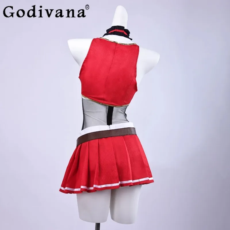 コスプレ衣装フルセット制服アニメ女性 VTuber ホロライブ Houshou マリンスカートスーツ女の子キャプテンコスプレ衣装