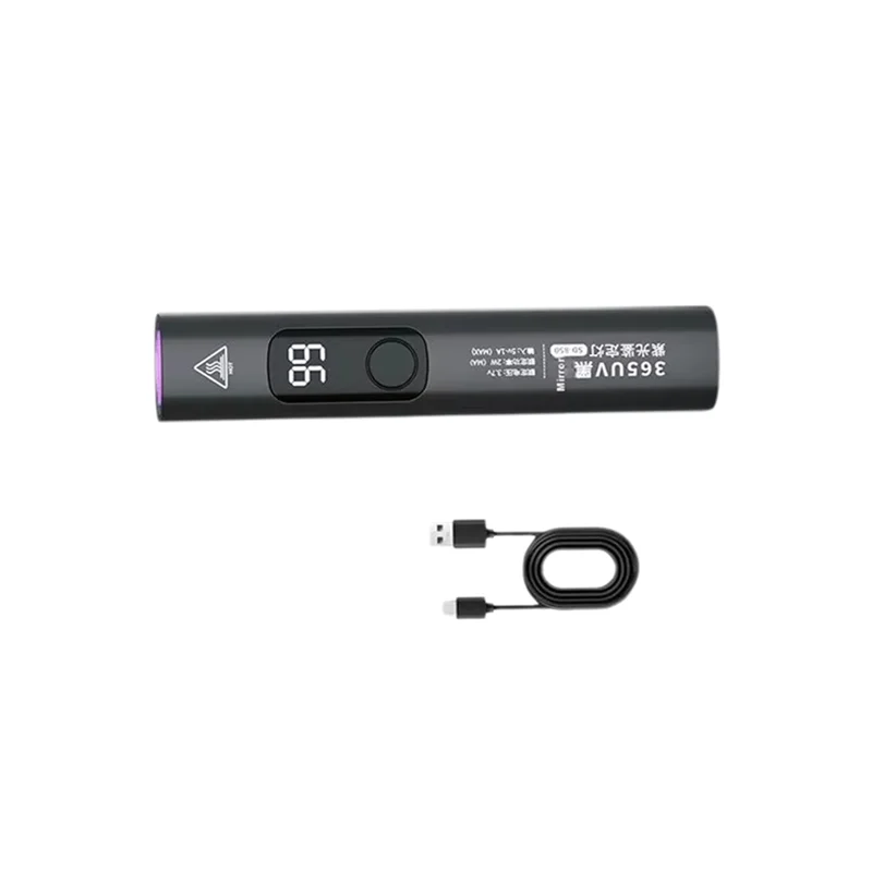 

Fresh UV Fluorescent Agent Detection Flashlight USB Rechargeable Handlamp For Pet Urine Stain Detection Light Lamp