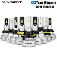 NOVSIGHT H4 LED H7 H11 H1 10000Lm Car Headlight Bulbs 9005/HB3 9006/HB4 H13 9007 H3 H8 LED Fog Lights White 6500K 24V Lamps