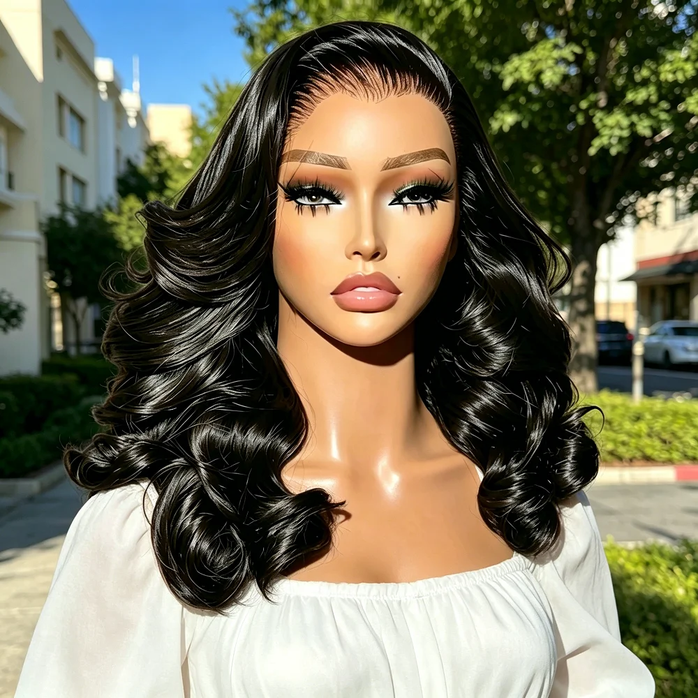 

250% Density Body Wave Short Bob Wigs Human Hair 13x4 Transparent Lace Frontal Human Hair Wig Glueless 7x5 Lace Closure Bob Wig For Women 13x6 Lace Front Loose Wave Remy Hair Wigs