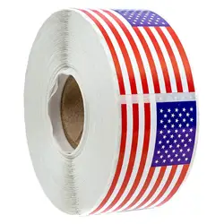 50-250pcs USA Patriotic Sticker American Flag Stickers For Notebooks Cards And Scrapbooking Office Stationery Sticker