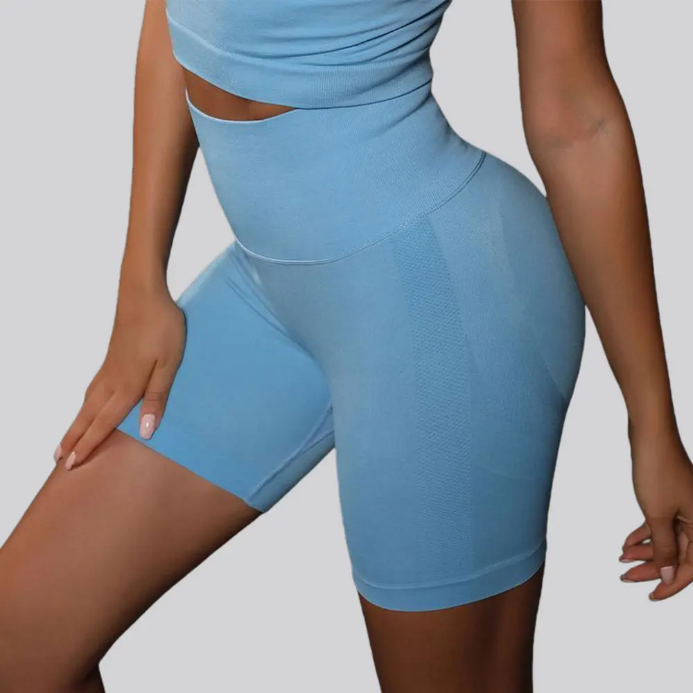 

Women's Seamless Yoga Shorts High Waist Workout Shorts Fitness Yoga Lift Butt Fitness Yoga Gym Running Sports Shorts Sportswear
