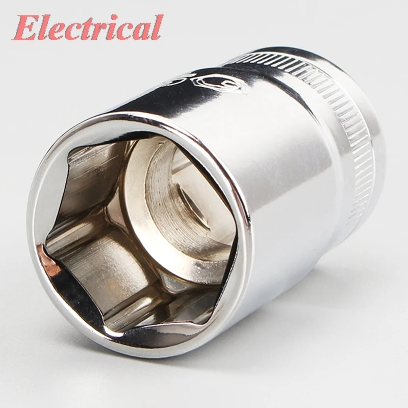 20 pz/set 8MM 9MM 10 11 12 13 14 15 16 17 18 19 20 21 22 23 24 esagono 1/2 chiave a bussola corta testa manica in lega di cromo vanadio