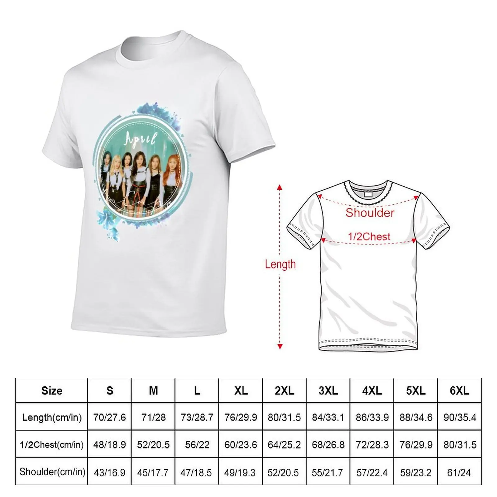April T-Shirt anime t shirts graphic t shirts mens plain t shirts