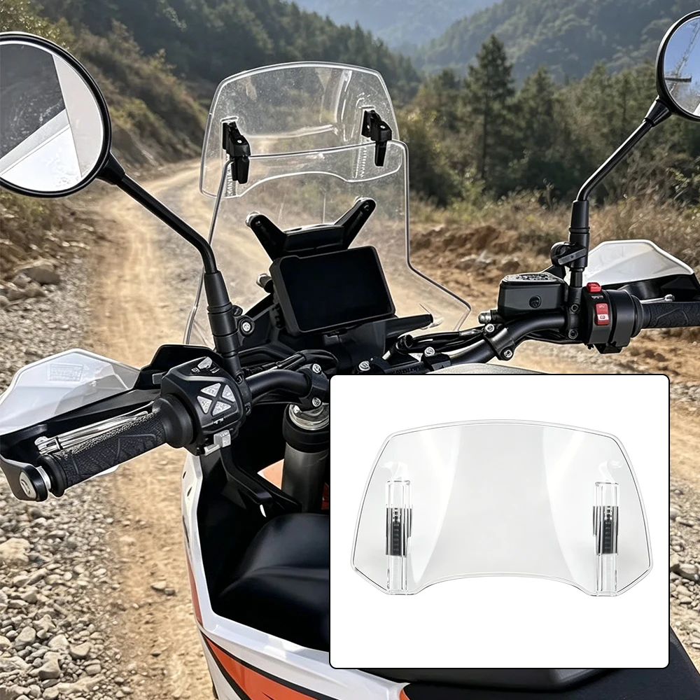 Image of Für Husqvarna Norden 901 Norden901/790 Adventure 1090 1190 ADV Motorrad-Windschutzscheibenverlängerung, verstellbarer Spoiler-Deflektor