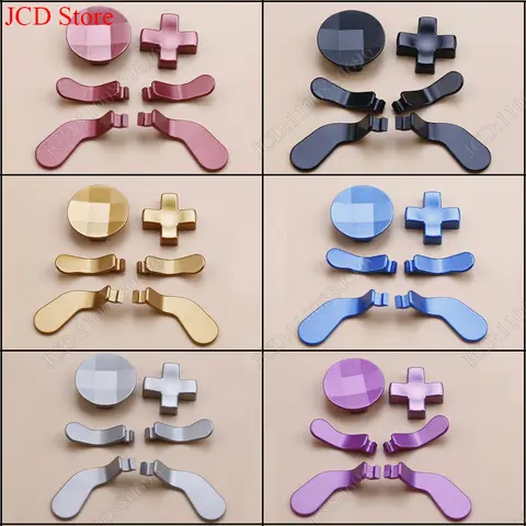 Xbox One 엘리트 시리즈 1 2 컨트롤러 게임 패드 D 패드 방향 크로스 키 액세서리 용 금속 패들 트리거 버튼 Xbox One 엘리트 시리즈 1 2 컨트롤러 게임 패드 D 패드 방향 크로스 키 액세서리 용 금속 패들 트리거 버튼