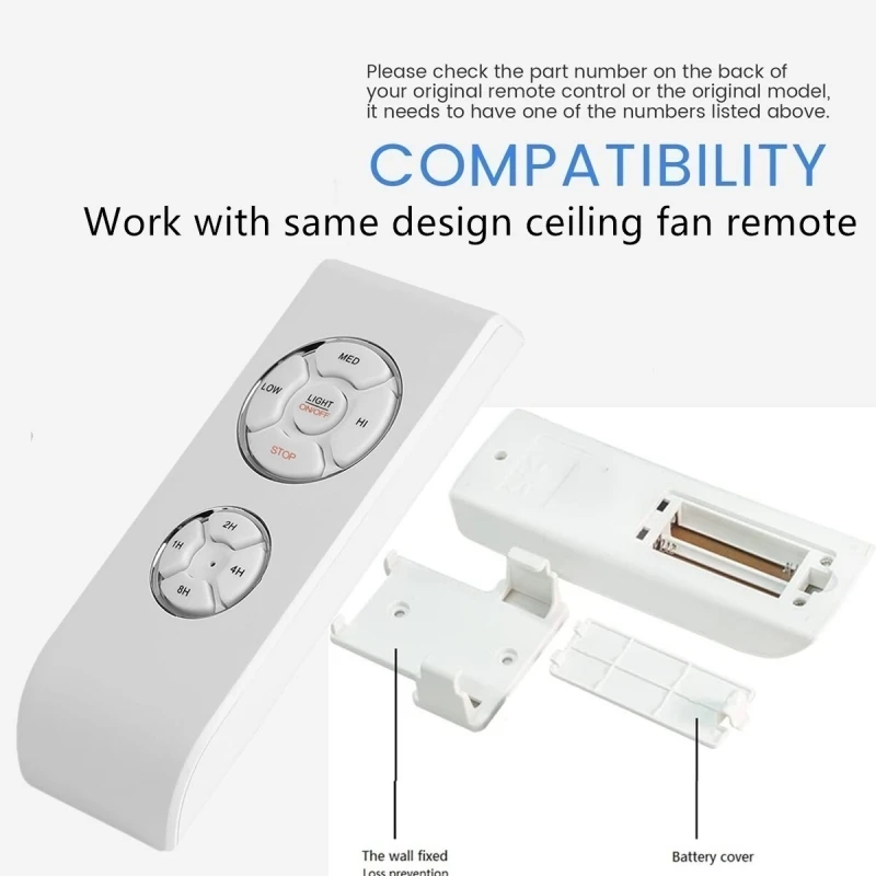 Fan Lamp Controller Universal Ceiling Fan Lamp Smart Wireless Remote Controller Kit Timing Control Switch Adjusted Wind Speed