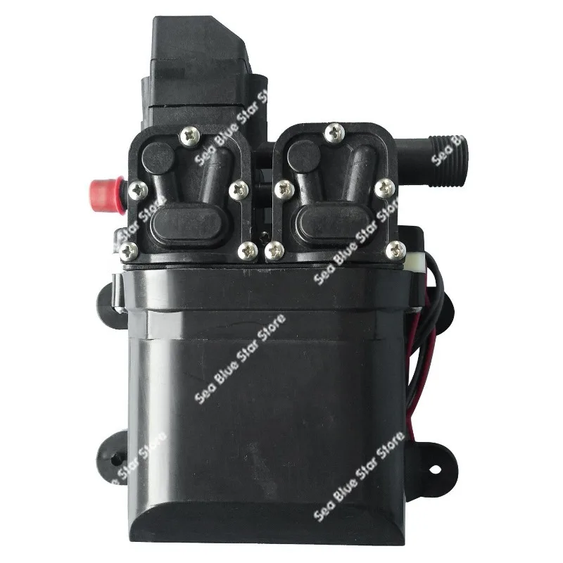 DC water pump 12V 100W120W dual core power double pump high pressure spray  120W intelligent car wash pump view 2