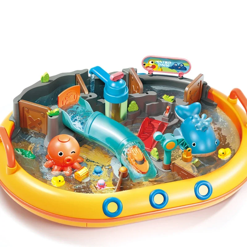 Water Park Fishing Children's Toy Summer Water Playing Toy Birthday Gift for Boys and Girls