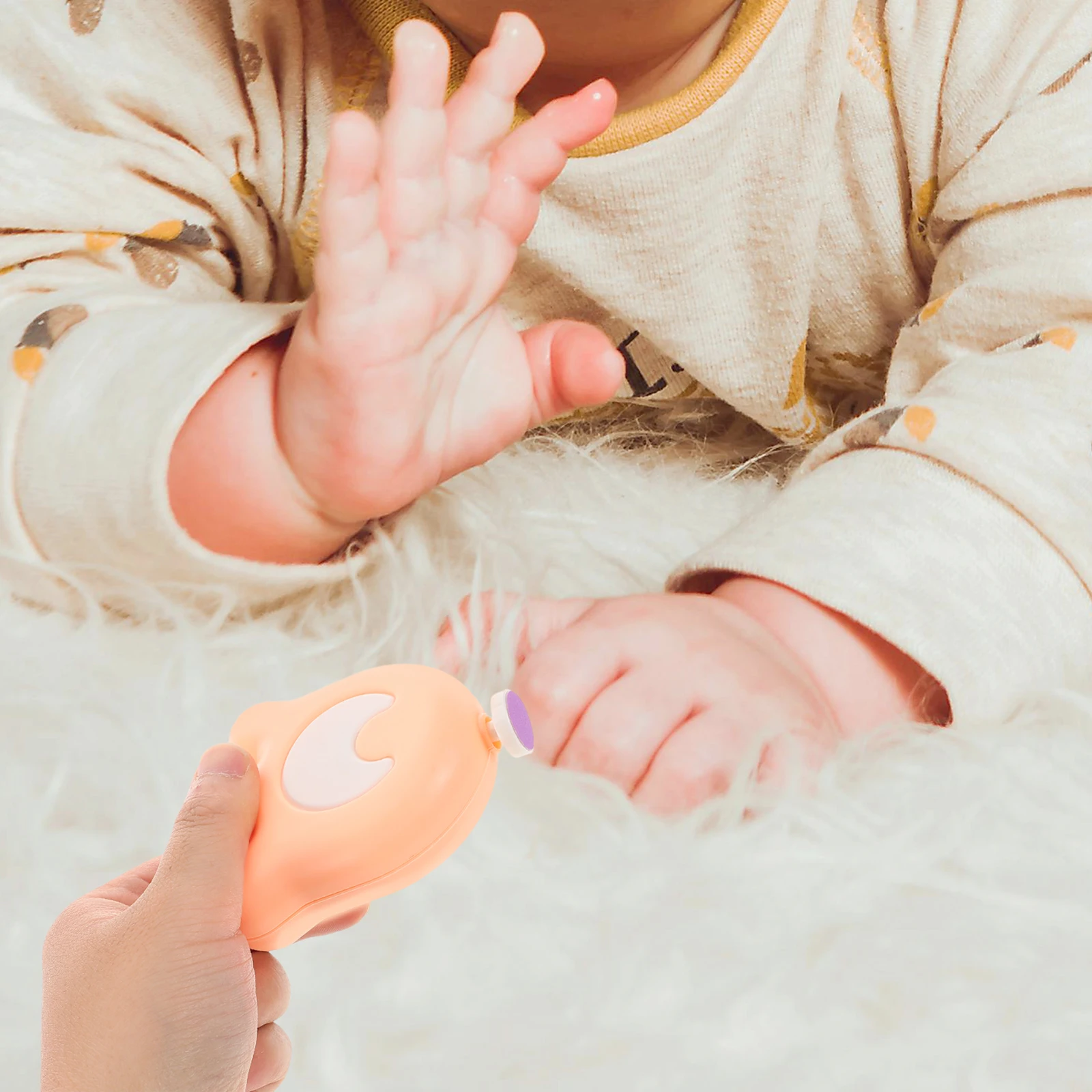 

Trimmer Kit 5 Grinding Heads Electric File For Infant Toddler Silent Pink Clippers Newborn Toddler Clipper