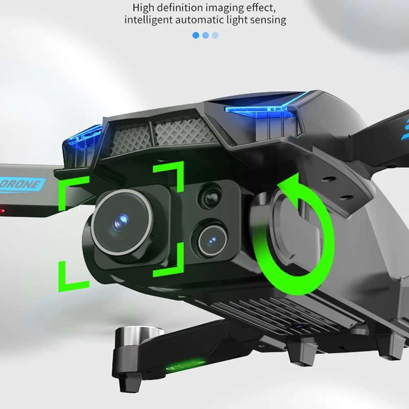 

Remote Control Toy RC Quadcopter 8K FPV Drone with 4K HD Camera Helicopter with Obstacle Avoidance Aerial Photography for Adults