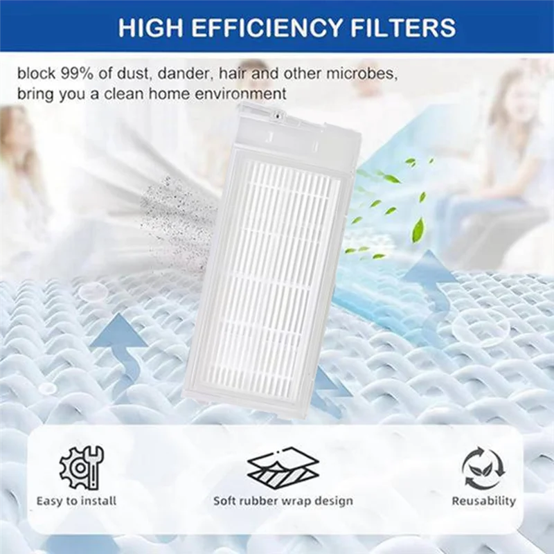 【Flash&Sale！】For Roidmi EVE Plus Compatible Vacuum Cleaner Replacement Parts Filter Accessory