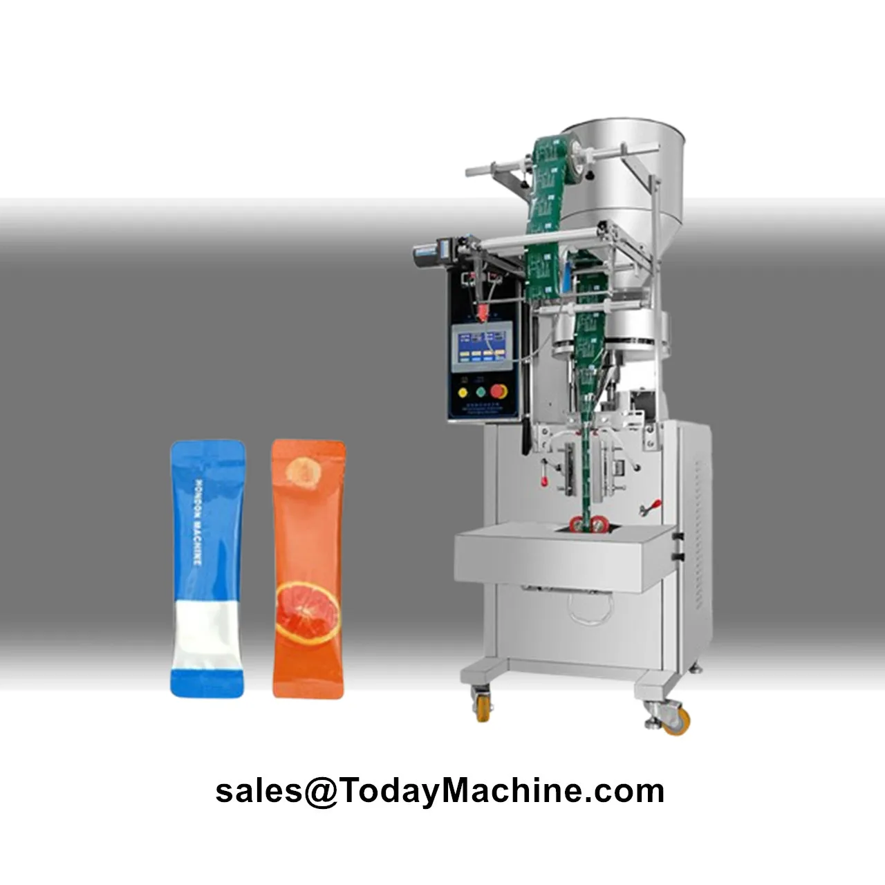 Automatic 10g 50g 100g 250g 500g Suger Powder Stick Bag Vertical Filling Sealing Packing Machine