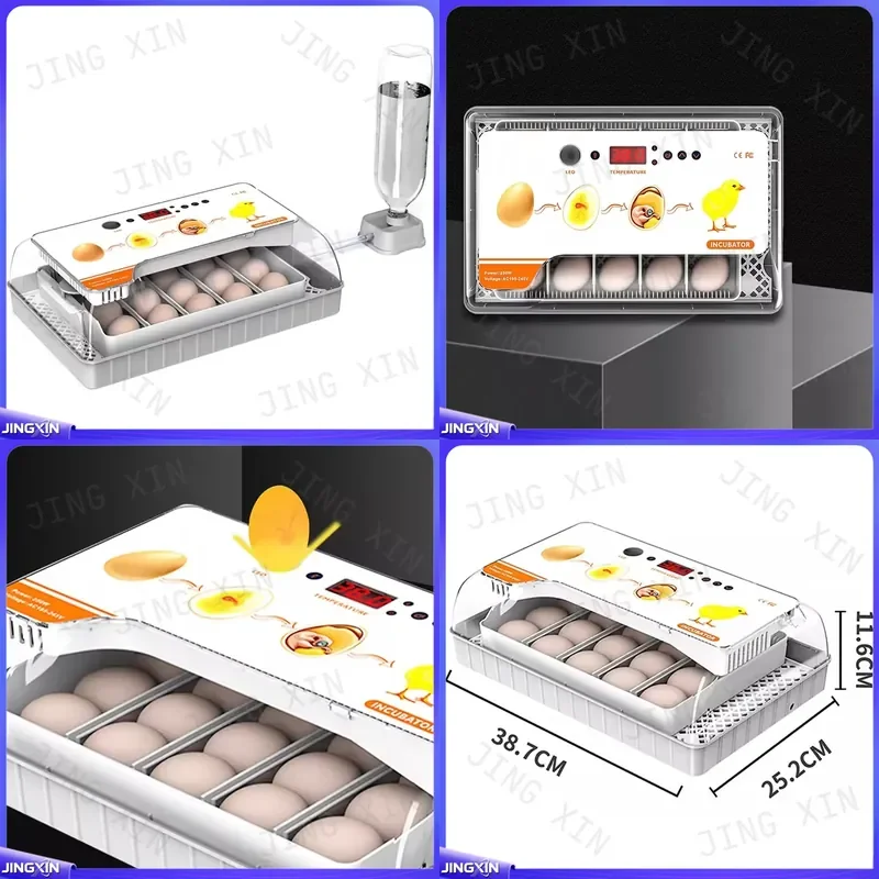 Custom for 20 Egg Incubator Automatic Turner LED Display Hatcher Brooder Chicken Duck Goose Poultry Farming Equipment Tool