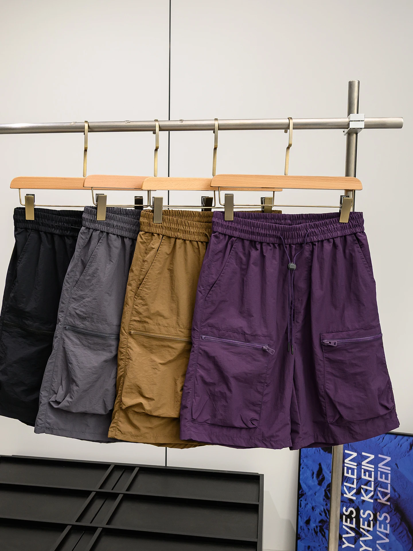 

Comfortable Thin Summer Men's Outdoor Sports Quick Dry Breathable Casual Shorts Loose Fit mid Waist Other Material Shorts