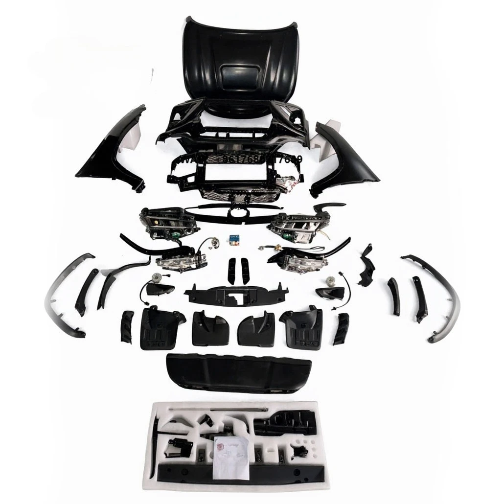 Modification Set for Fortuner 12-15 to 2020 Legender Complete Exterior Facelift Body Mod Kit ABS Material