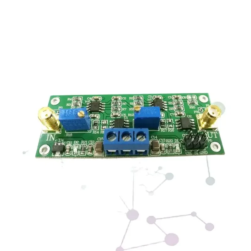 

Precision programmable phase shift amplifier 0-360 degrees adjustable MCP41010 adjustable phase shifter circuit module board