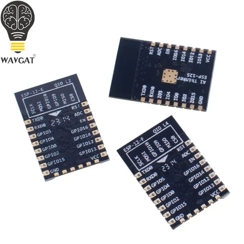 Wireless WIFI Module ESP8266 ESP-12F ESP-12E ESP-12S  Serial WIFI Model ESP-12E Upgrade Remote ESP12F ESP12 4M  WAVGAT
