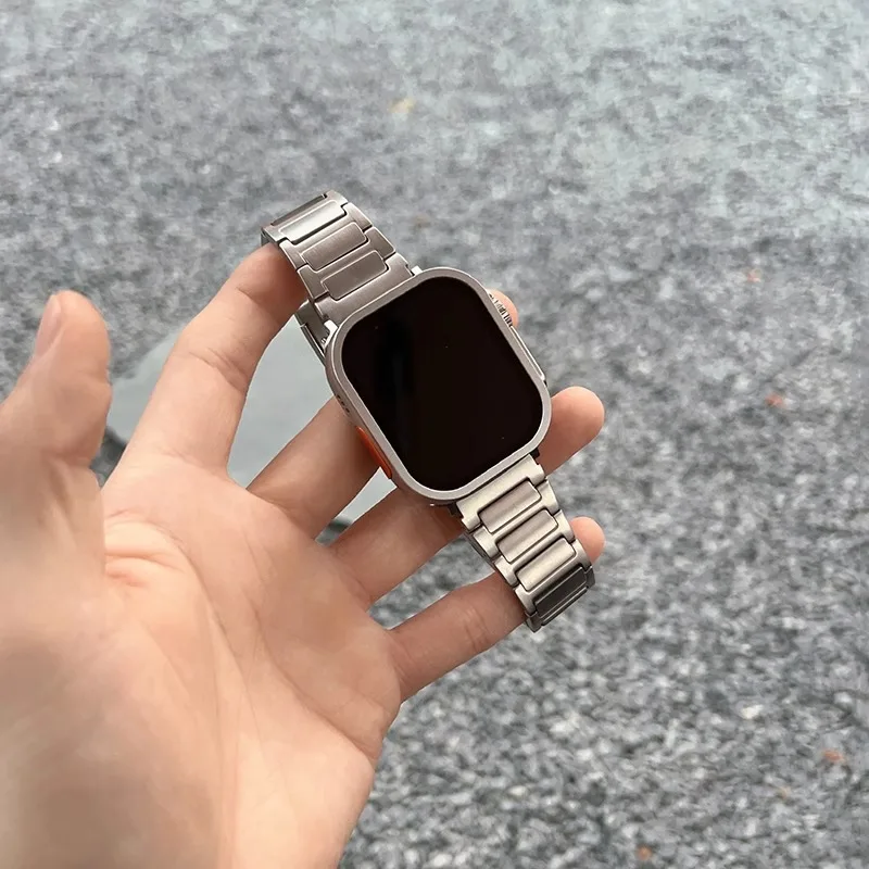 Edelstahlarmband für Apple Watch Serie 11 10 9 8 46 mm 42 mm 44 mm 45 mm 40 41 mm Metallarmband für iWatch Ultra 3/2 49 mm Band