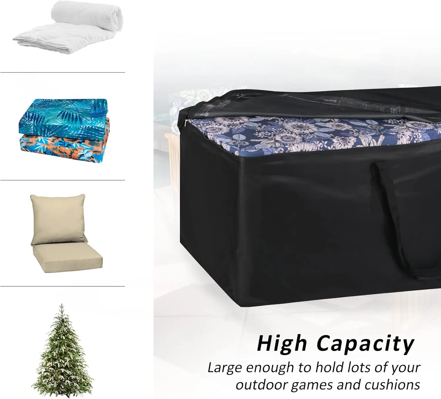 

Сумки для хранения Водостойкая очень большая сумка для уличной мебели Сумка для хранения рождественской елки