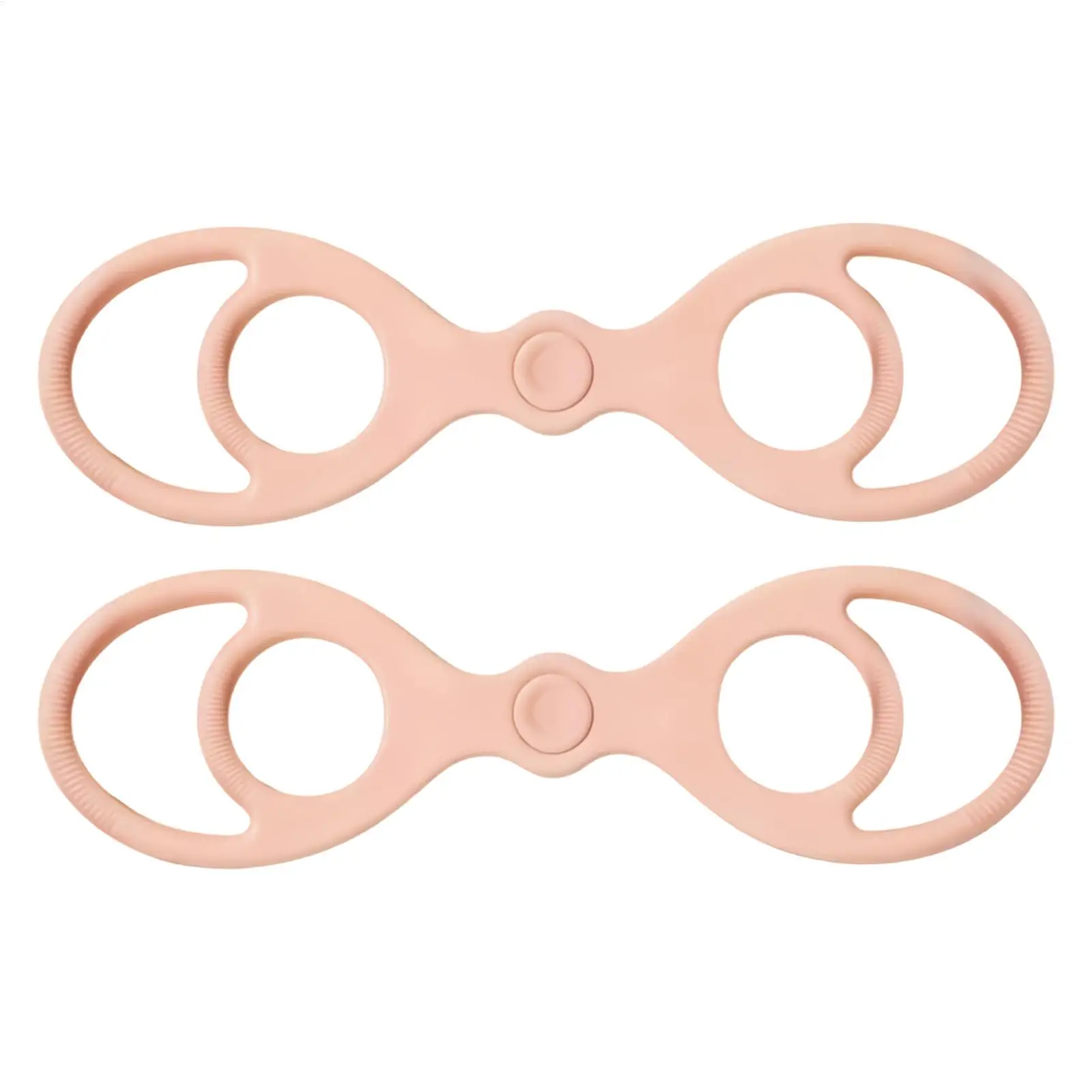 3-Level Resistance Bands for Women, Figure 8 Elastic Soft Rubber Straps, Durable Exercise Bands for Home Yoga Pilates