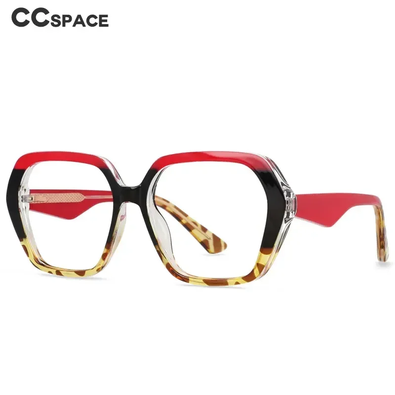 Square Rainbow Color Reading Glasses Women Fashion Spring Hinge Resin Optical Presbyopic Eyeglass Custom Diopter +50~+600 #55340