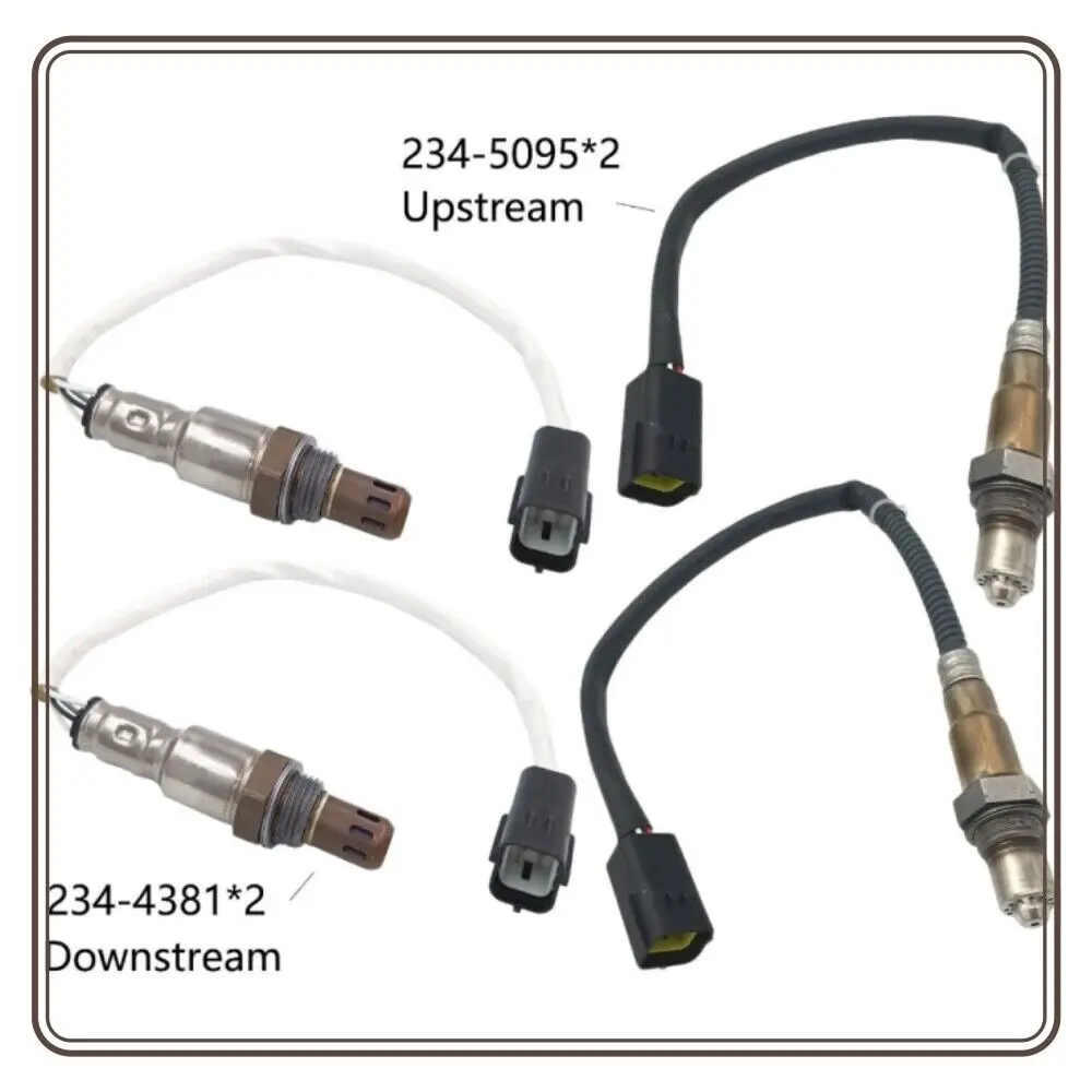 4X Upstream+Downstream Oxygen Sensor For Infiniti QX56 2011-2013 QX80 2014 5.6L