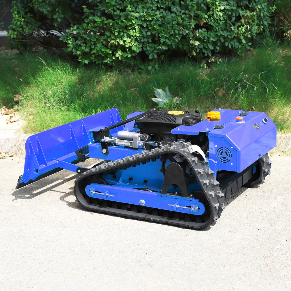 

Zero Turn Lawnmower With Snowplow-All-Terrain Remote Control Lawnmower,Tracked for Orchards/Embankments,CE EPA Euro 5 Certified.