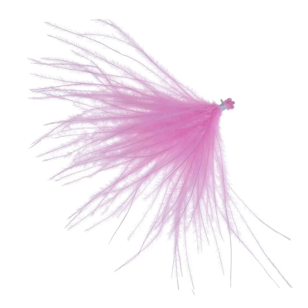 50Pcs Sewing Costuming Ostrich Feathers 5-8cm Multicolor Natural Ostrich Feather Earring Decoration Plume DIY Materials