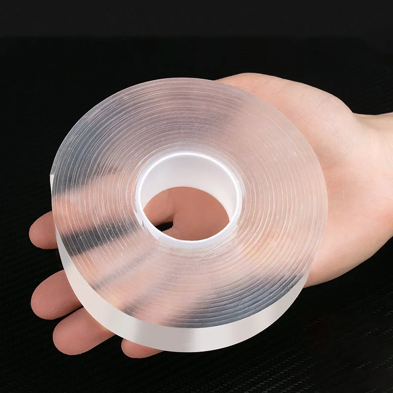 Nano Tape Super Strong Double-Sided Adhesive Tape Transparent Reusable Waterproof Tapes Heat Resistance Bathroom Home Decoration