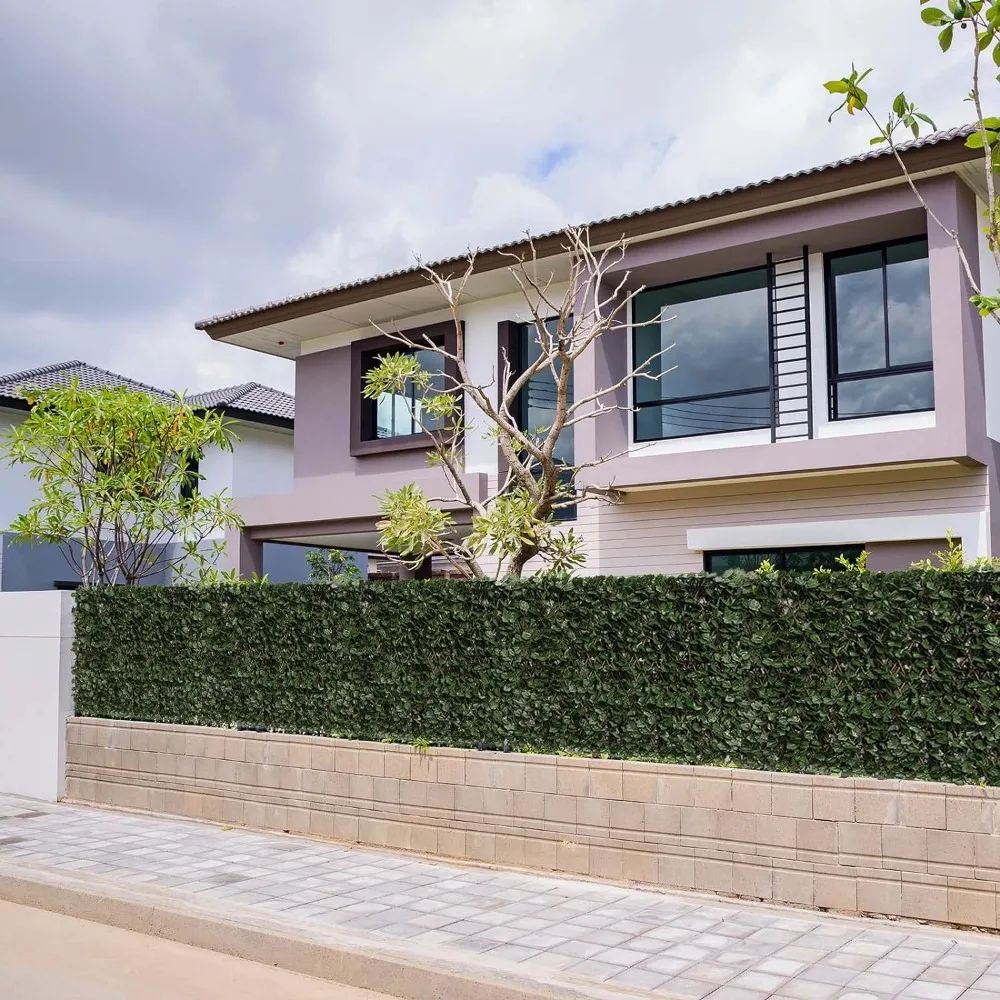 

Fence, Privacy Screen for Balcony Patio Outdoor (Double Sides Leaves), Faux Ivy Fencing, for Garden Backyard, Fence