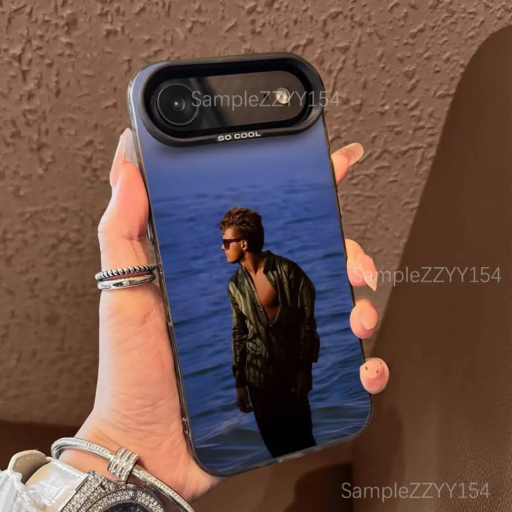 Casing Ponsel L-Luis Miguel Singer Untuk iPhone 17,16,15,14,13,12,X,8,Pro,Max,Plus,E,SE4,Air,Mini Hitam IMD Matte