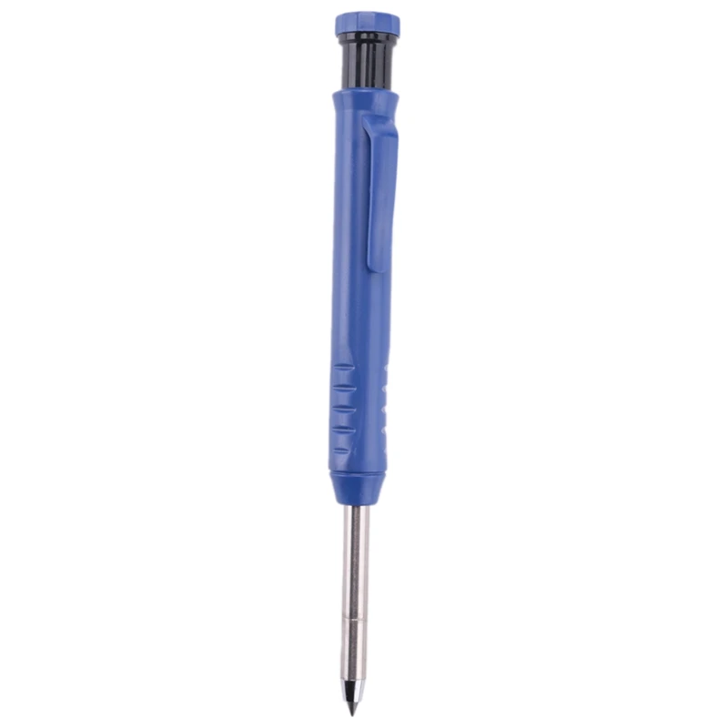 Solid Carpenter Pencil,Deep Hole Carpenter Pencils,With Replaceable Refills,Marker Pens,For Woodworking Marking Tool