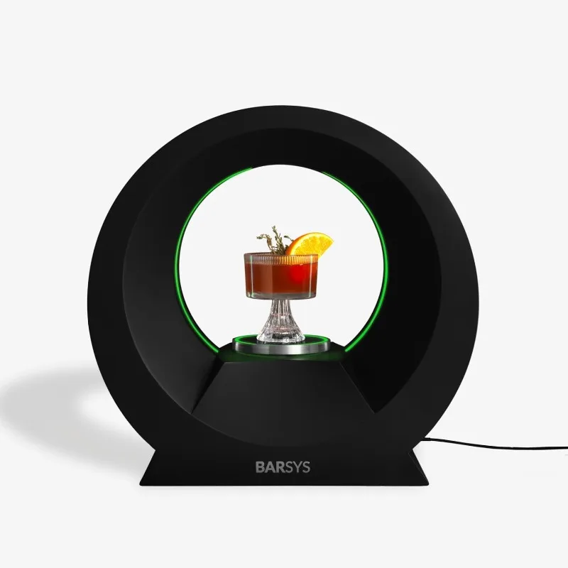 Home Bar Cocktail Drink Mixer Easy to Use, App-Enabled Personalized Drinks - Barsys 360 Cocktail Mixer (Black)