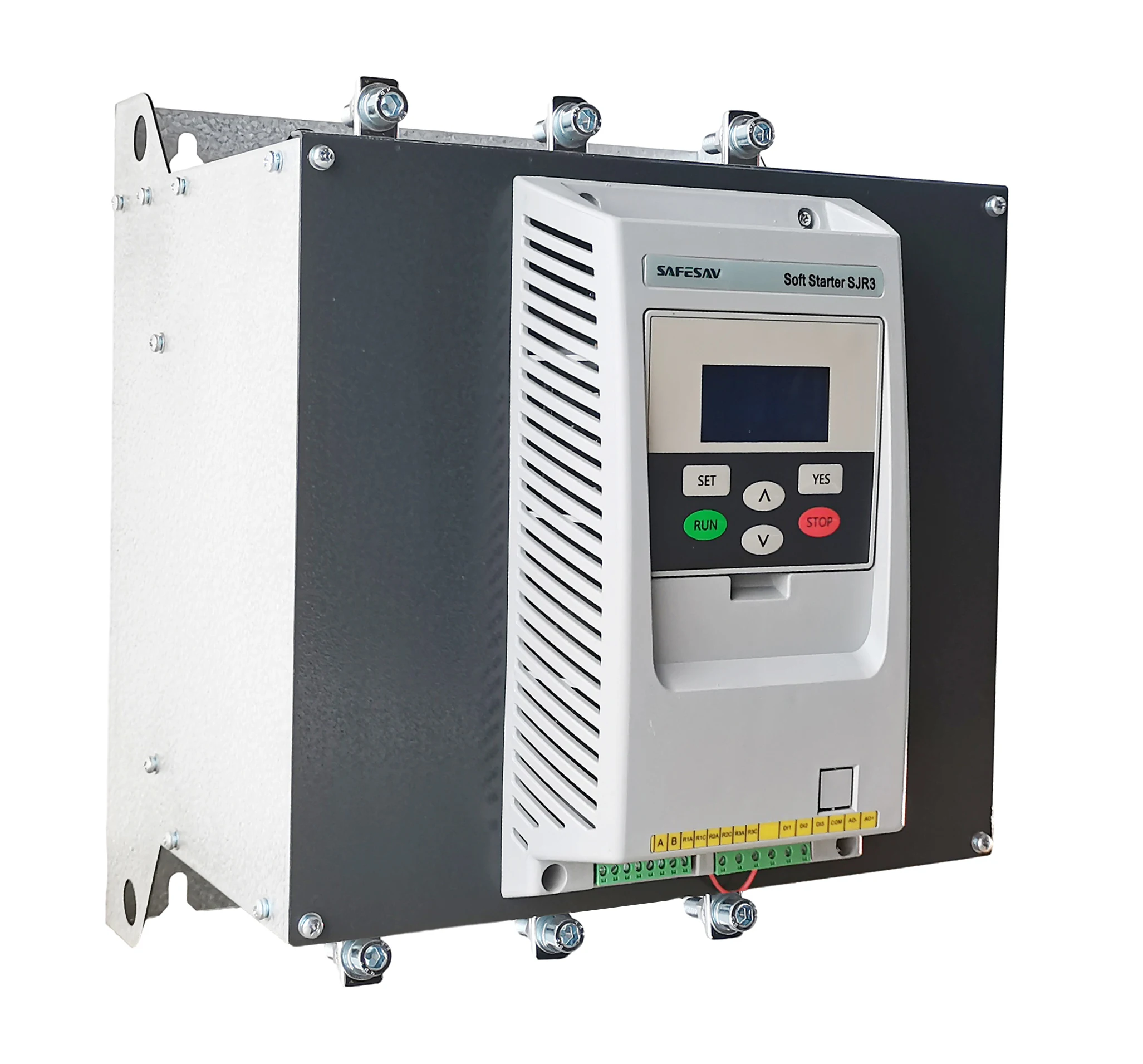 Safesav SJR3 LN 200-355kW Azionamento a frequenza variabile Bypass alternativo Avviamento morbido Armadio antipolvere Triplo uscita