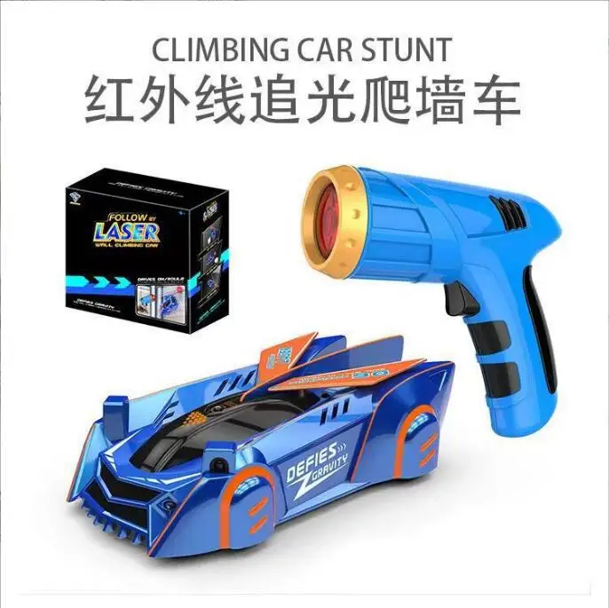 Remote Control Stunt Car, Light Chasing Wall Climbing Car, Infrared Sensing Children's Toy Car